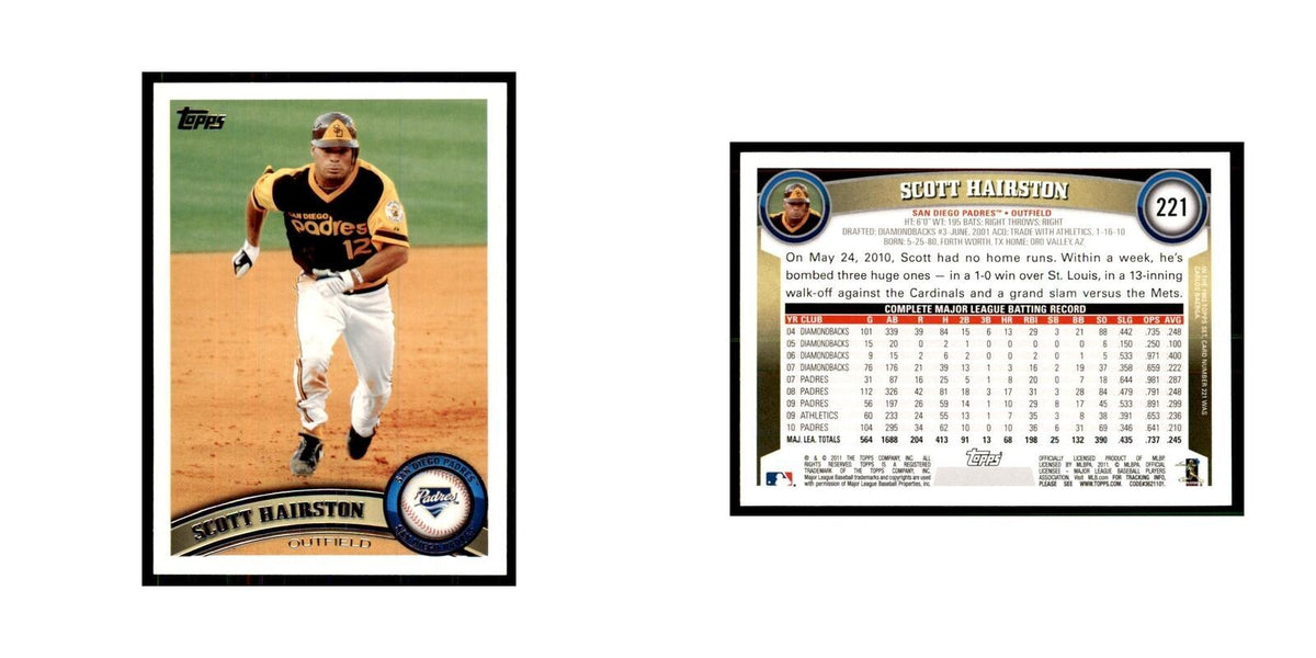 2011 Topps Scott Hairston Baseball Cards #221