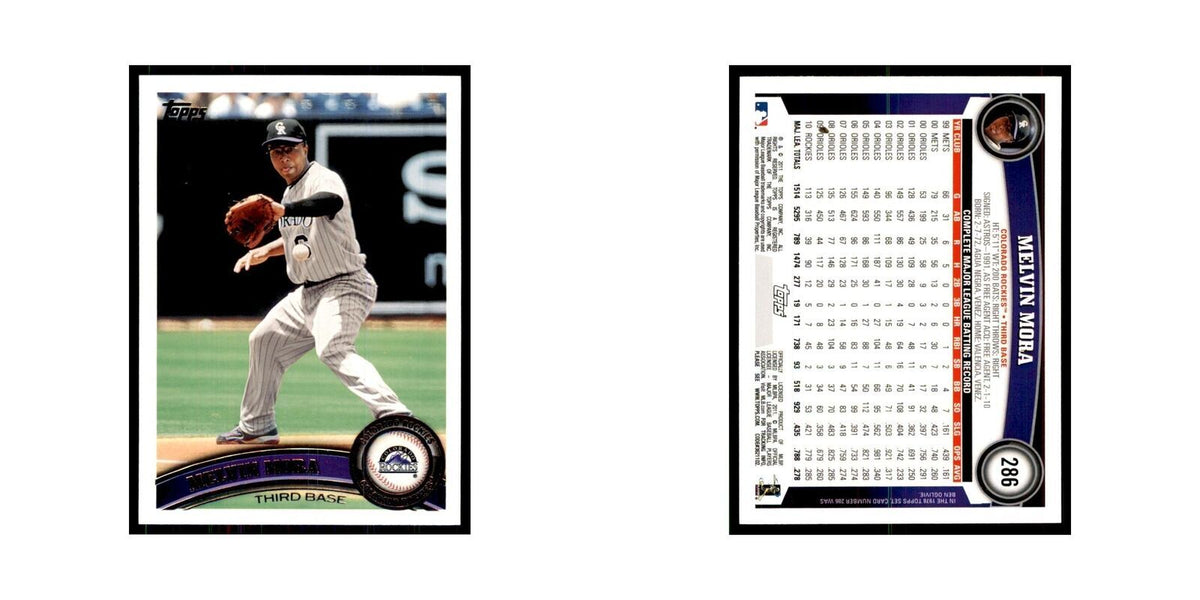 2011 Topps Melvin Mora Baseball Cards #286