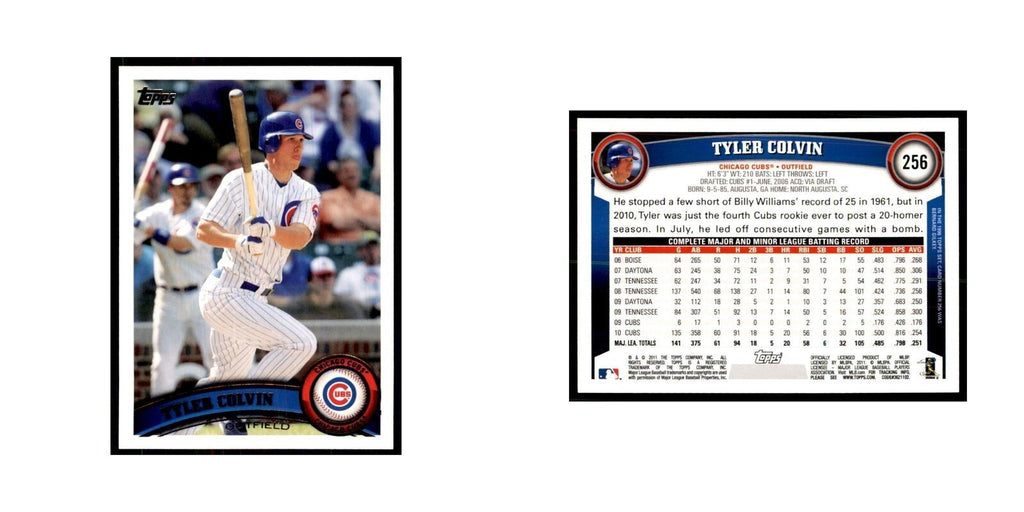 2011 Topps Tyler Colvin Baseball Cards #256