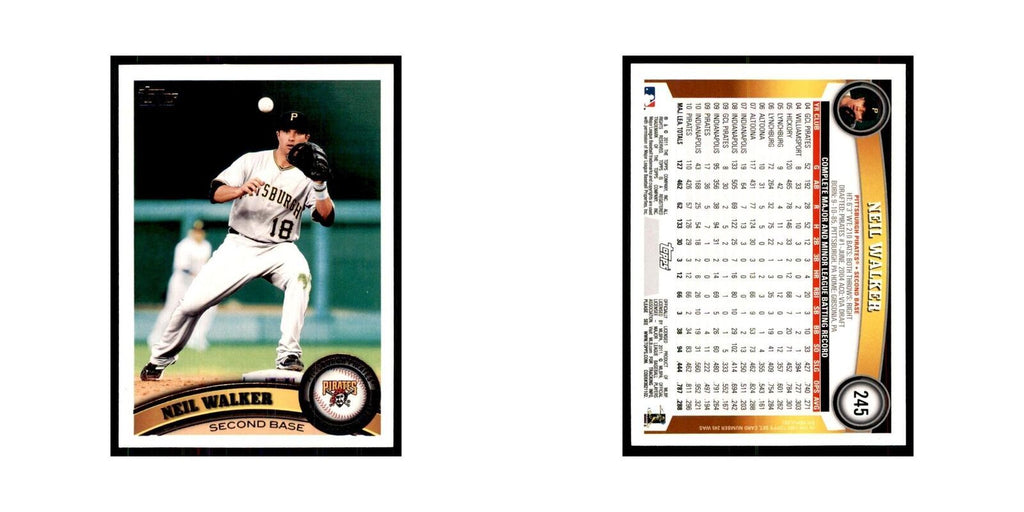 2011 Topps Neil Walker Baseball Cards #245