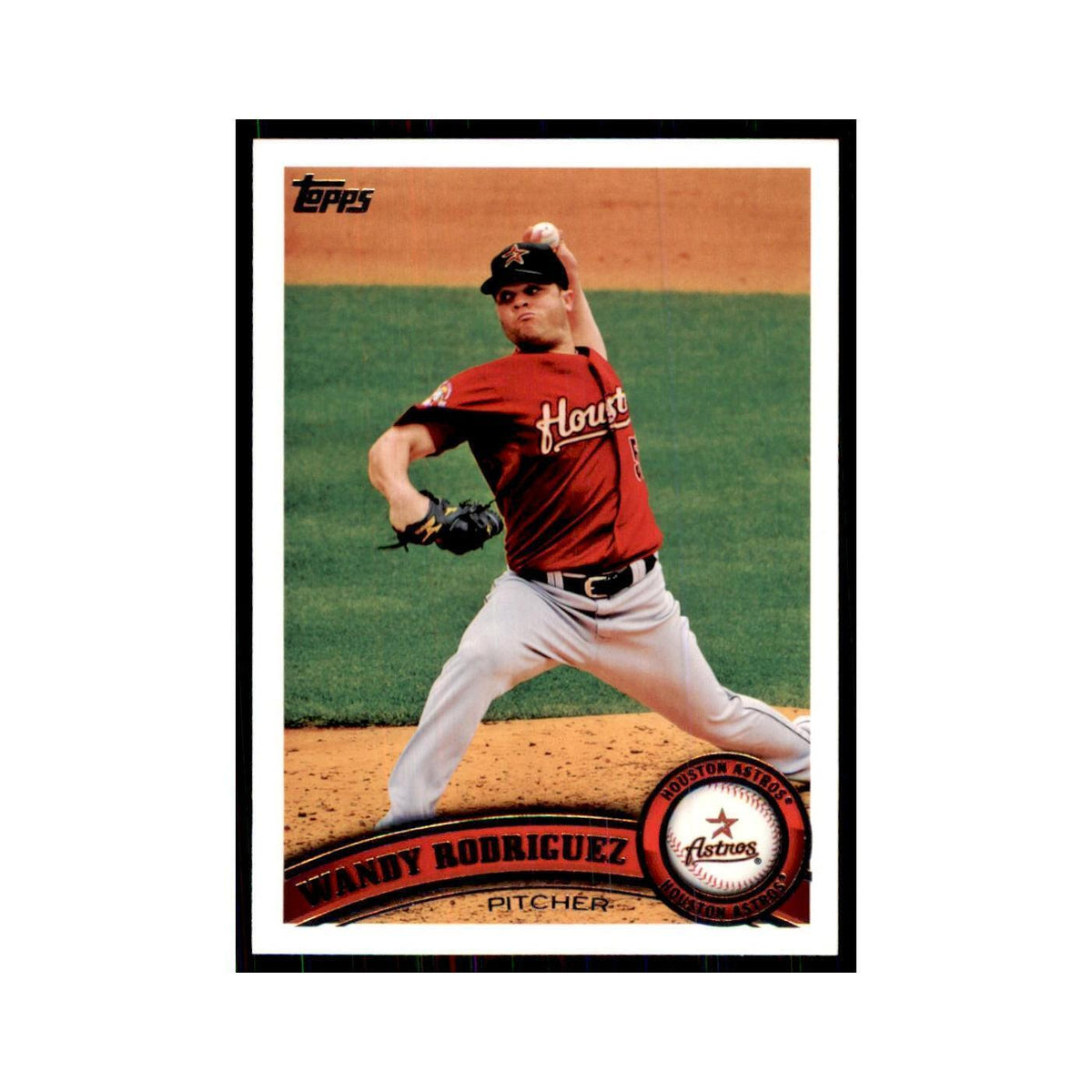 2011 Topps Wandy Rodriguez Baseball Cards #241
