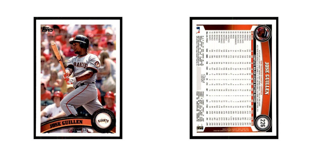 2011 Topps Jose Guillen Baseball Cards #226