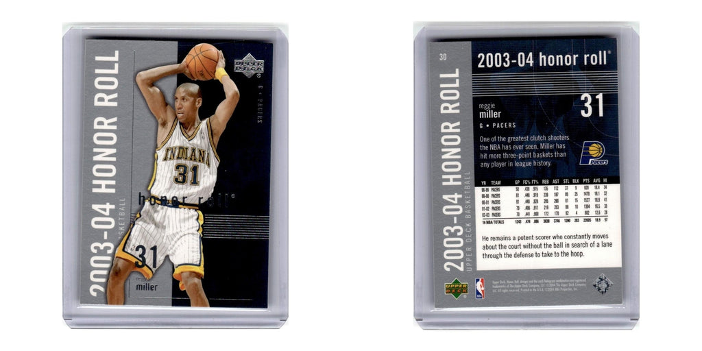 2003 Upper Deck Honor Roll Reggie Miller Pacers #30