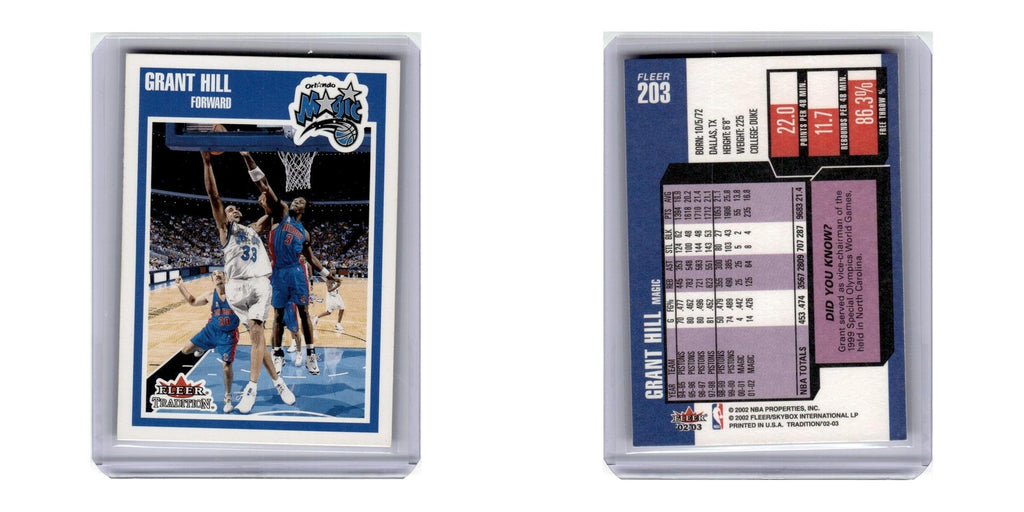 2002 Fleer Tradition Grant Hill Magic #203