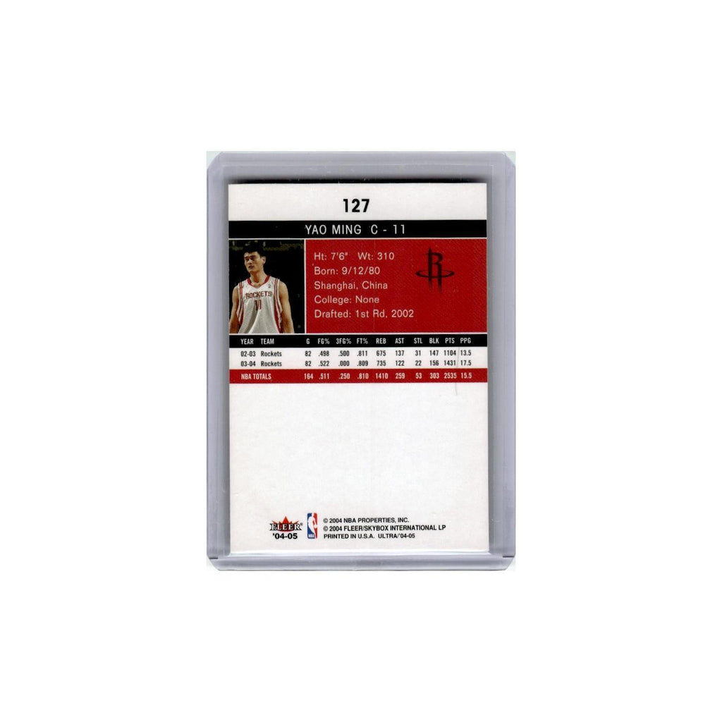 2004 Fleer Ultra Yao Ming Rockets #127