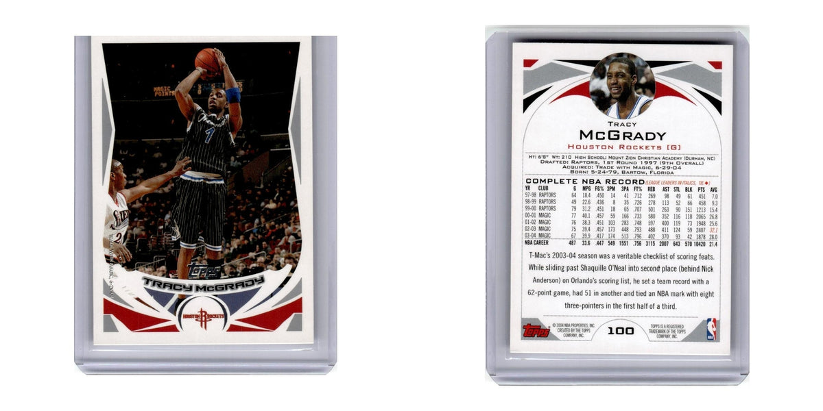 2004 Topps Tracy McGrady Rockets #100