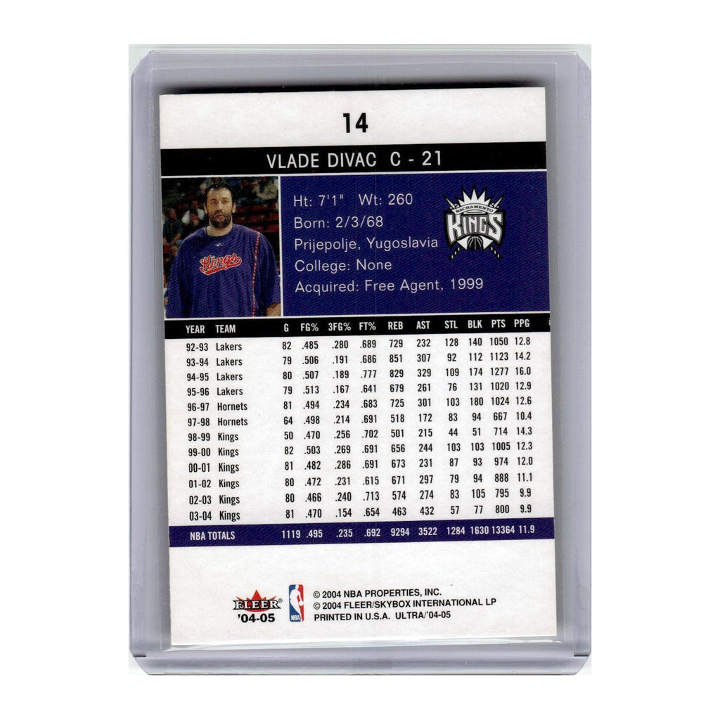 2004 Fleer Ultra Vlade Divac Kings #14