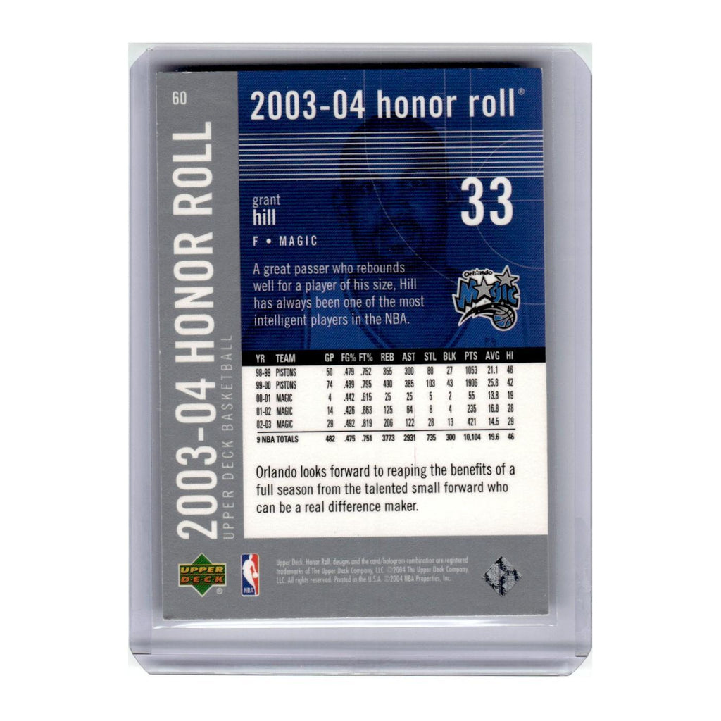 2003 Upper Deck Honor Roll Grant Hill Magic #60