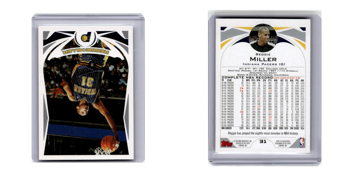 2004 Topps Reggie Miller Pacers #31