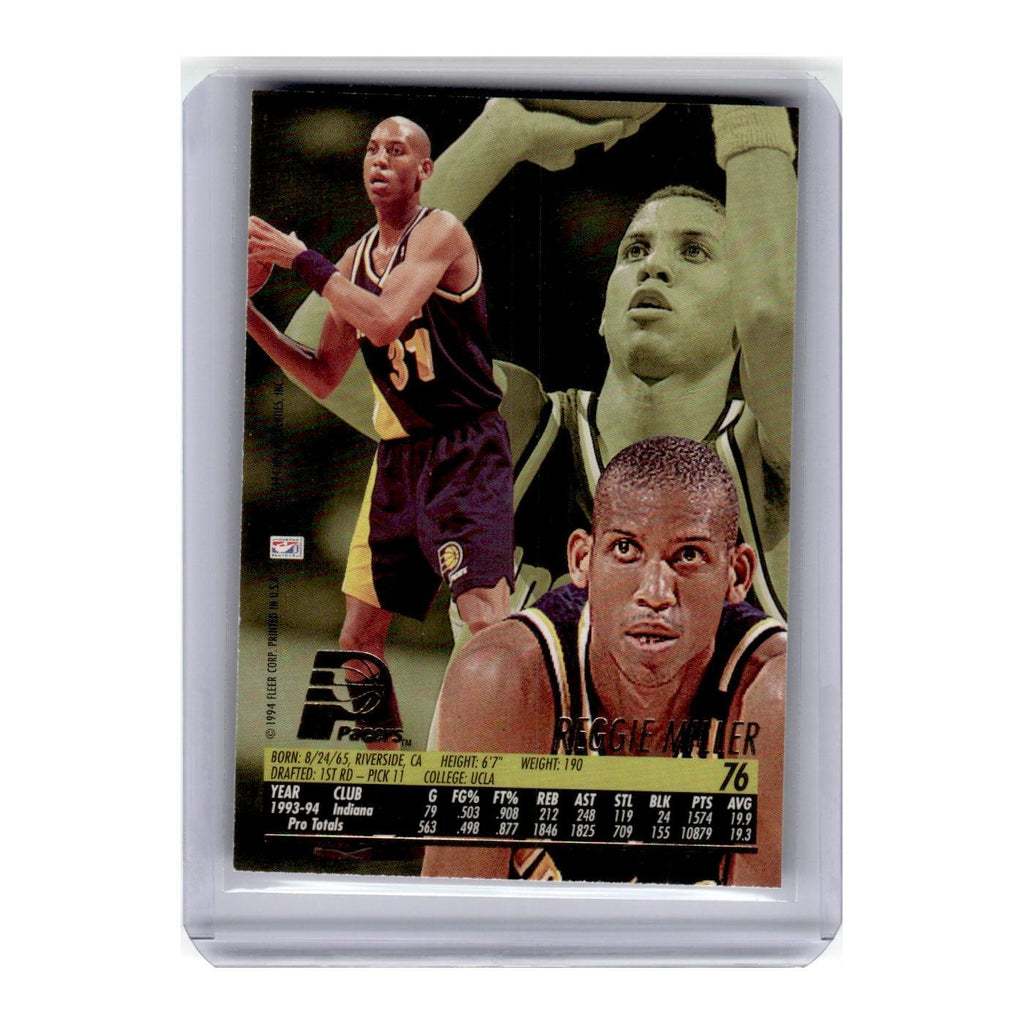 1994 Fleer Ultra Reggie Miller Pacers #76
