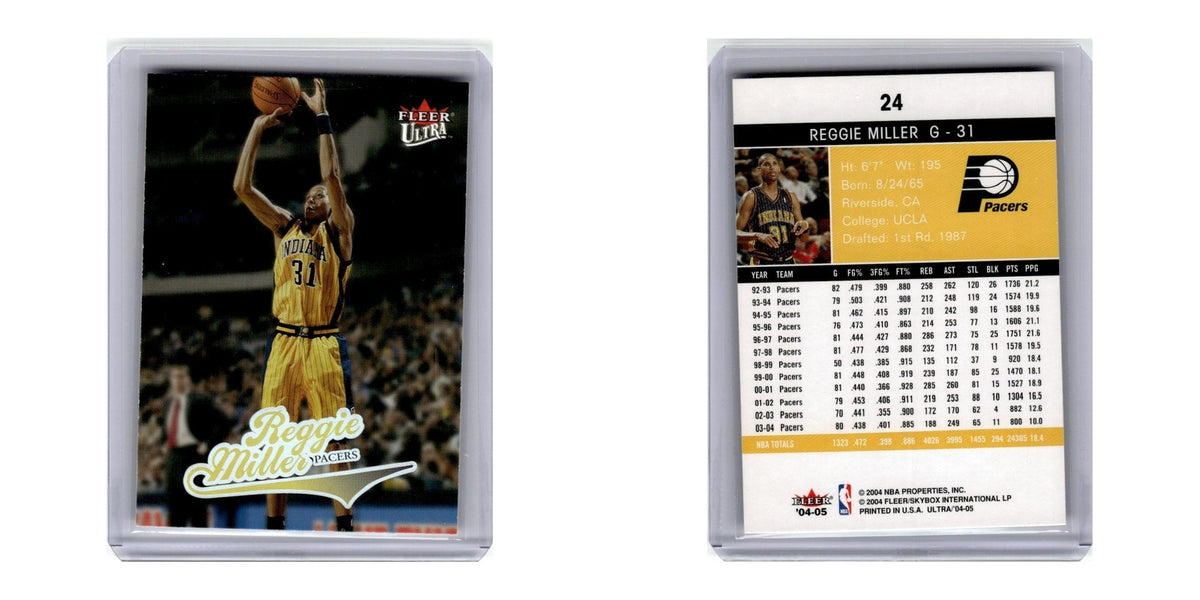 2004 Ultra Reggie Miller Pacers #24