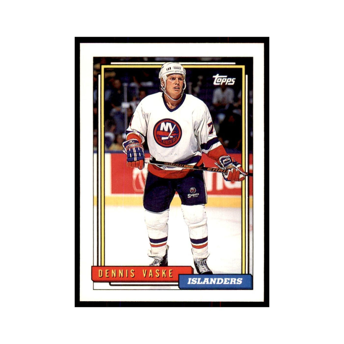 Dennis Vaske 1992 Topps #87 Hockey Cards Hockey Card NM