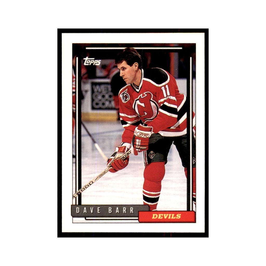 Dave Barr 1992 Topps #197 Hockey Cards Hockey Card NM