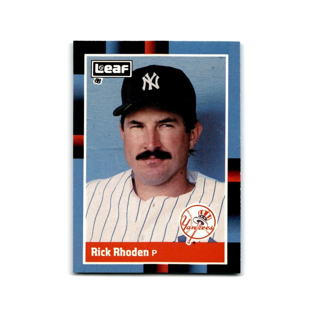 Rick Rhoden 1988 Leaf #98 New York Yankees Baseball Card NM