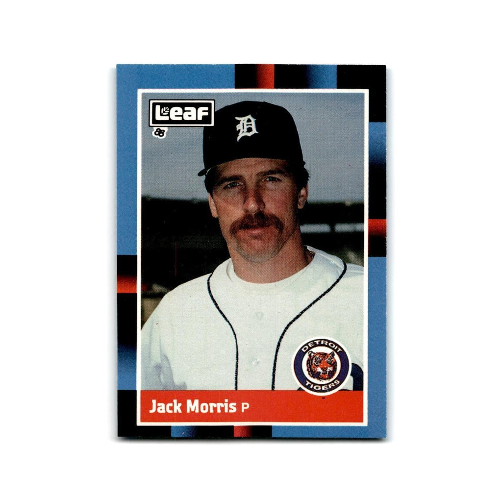 Jack Morris 1988 Leaf #85 Detroit Tigers Baseball Card NM