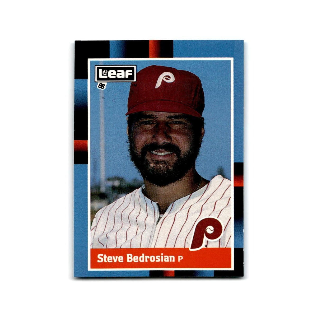 Steve Bedrosian 1988 Leaf #82 Philadelphia Phillies Baseball Card NM