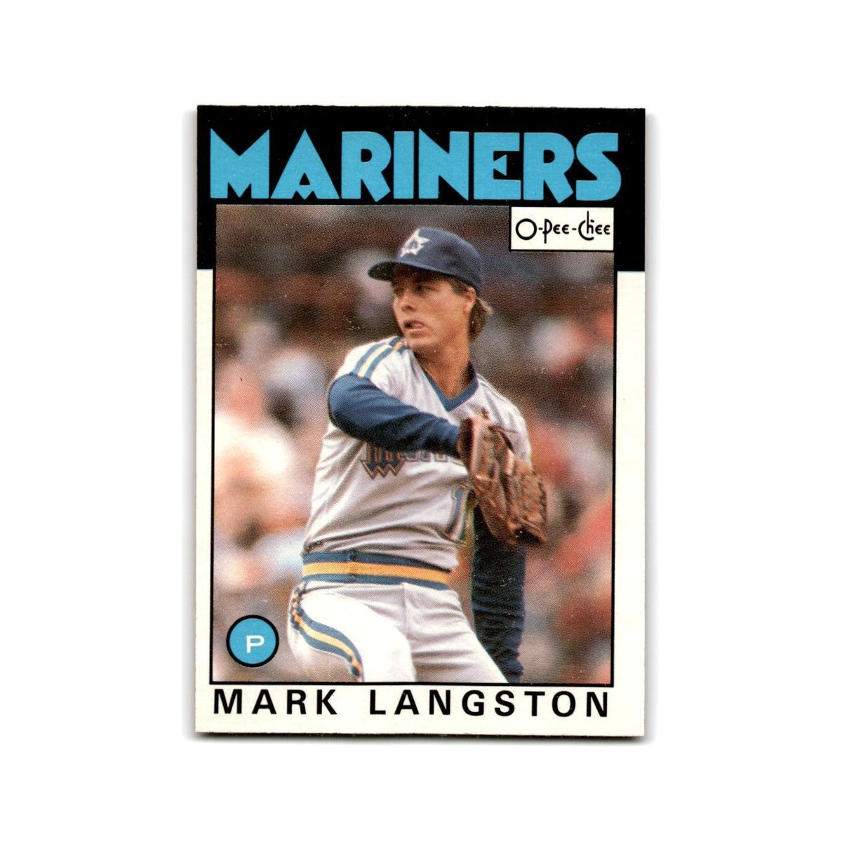 Mark Langston 1986 O-Pee-Chee #198 Seattle Mariners Baseball Card NM