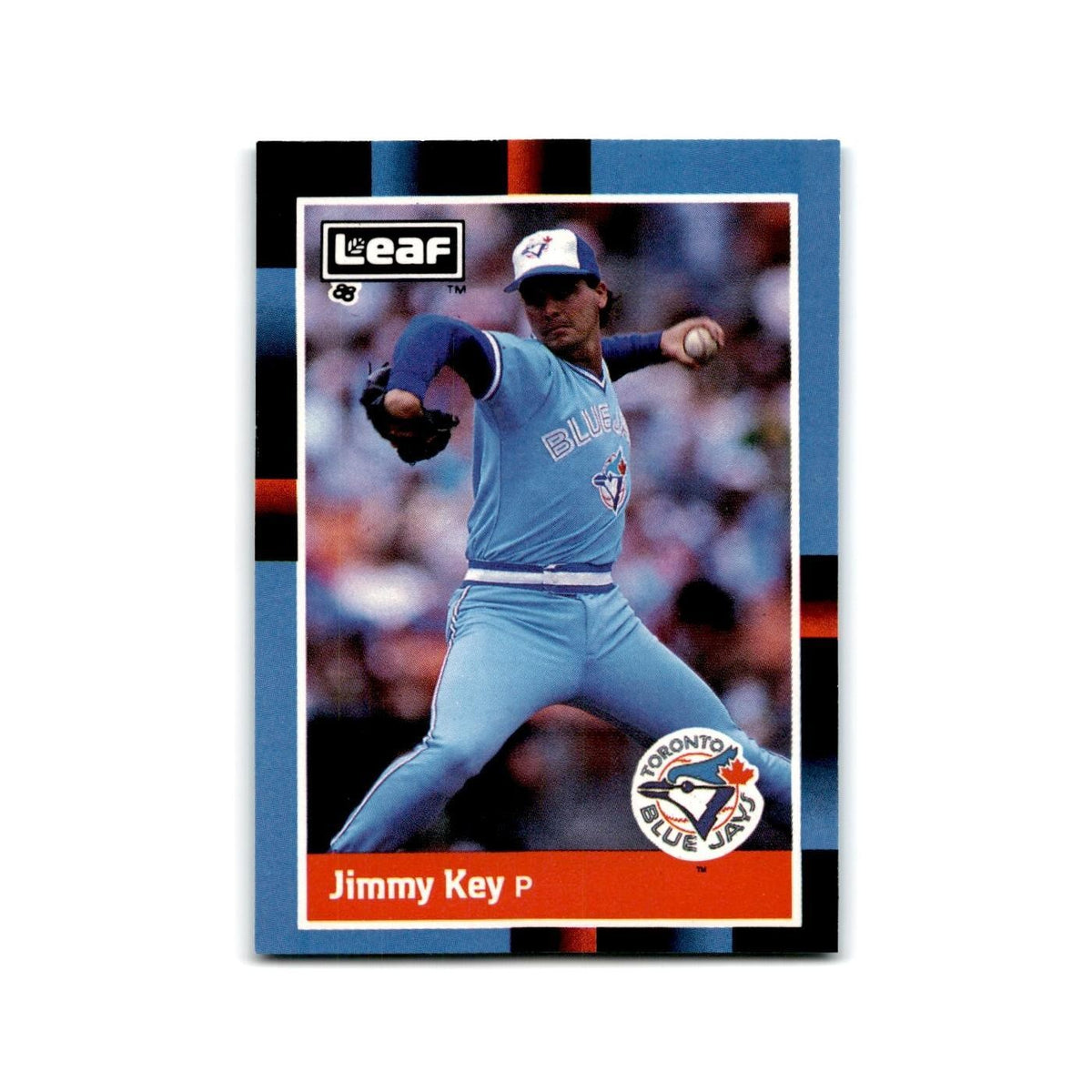Jimmy Key 1988 Leaf #67 Toronto Blue Jays Baseball Card NM