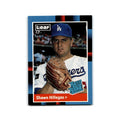 Shawn Hillegas Rookie 1988 Leaf #35 Los Angeles Dodgers Baseball Card NM