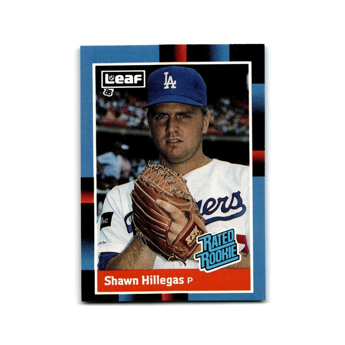 Shawn Hillegas Rookie 1988 Leaf #35 Los Angeles Dodgers Baseball Card NM