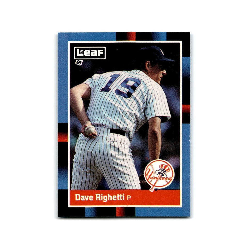 Dave Righetti 1988 Leaf #57 New York Yankees Baseball Card NM