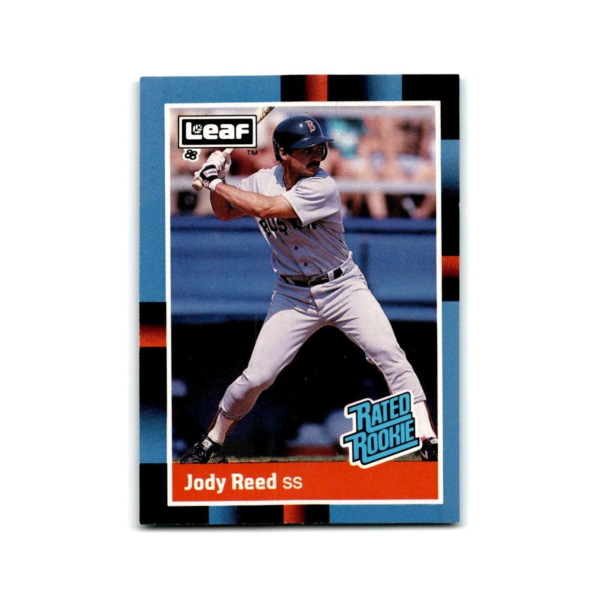 Jody Reed Rookie 1988 Leaf #41 Boston Red Sox Baseball Card NM