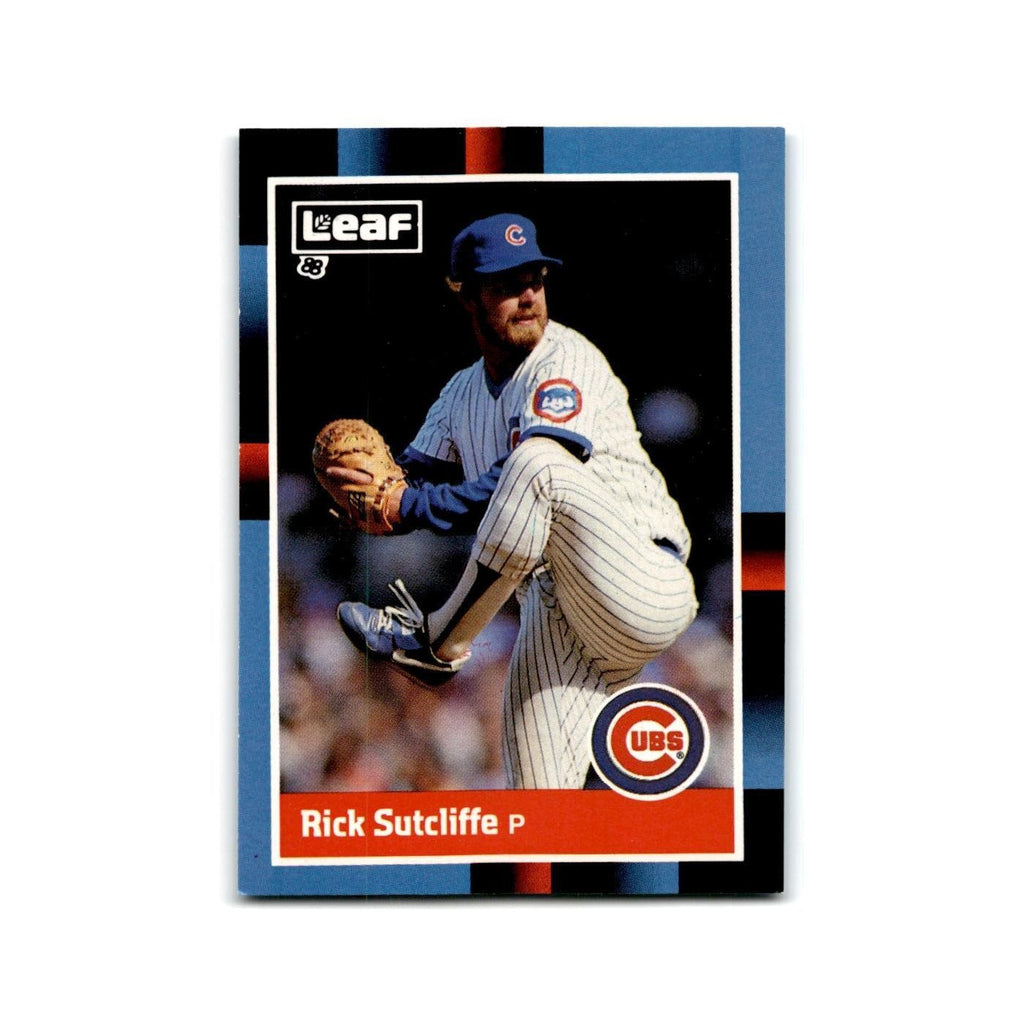 Rick Sutcliffe 1988 Leaf #91 Chicago Cubs Baseball Card NM