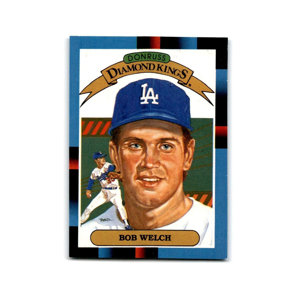Bob Welch 1988 Leaf #24 Los Angeles Dodgers Baseball Card NM