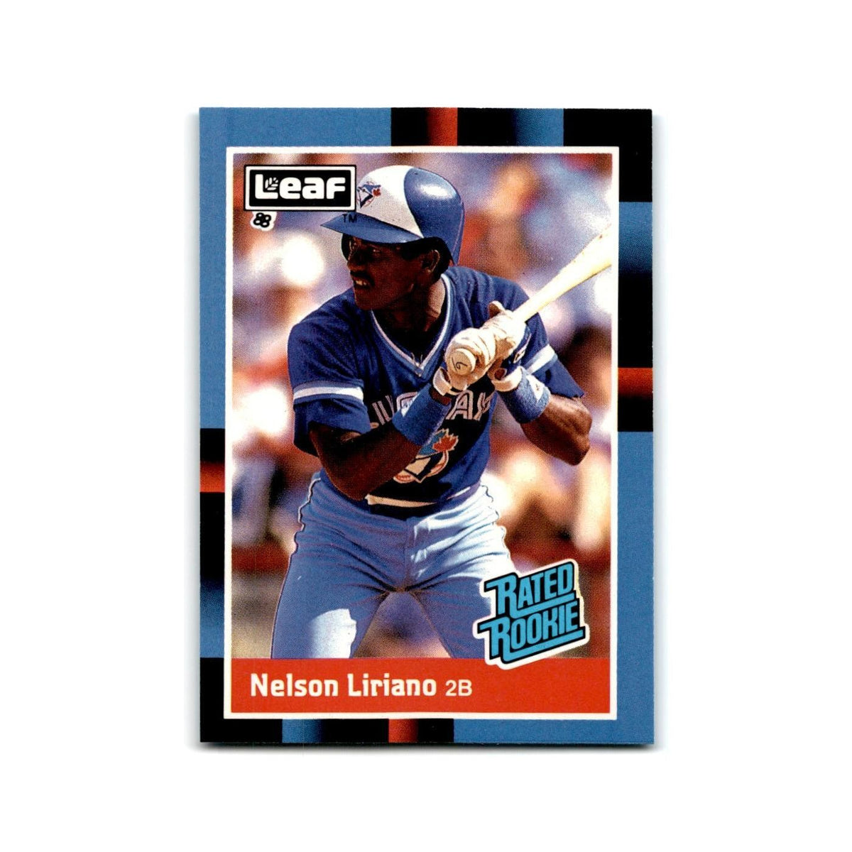 Nelson Liriano Rookie 1988 Leaf #32 Toronto Blue Jays Baseball Card NM