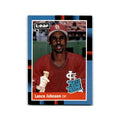 Lance Johnson Rookie 1988 Leaf #31 St. Louis Cardinals Baseball Card NM
