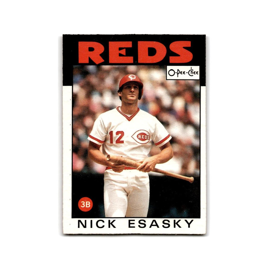 Nick Esasky 1986 O-Pee-Chee #201 Cincinnati Reds Baseball Card NM
