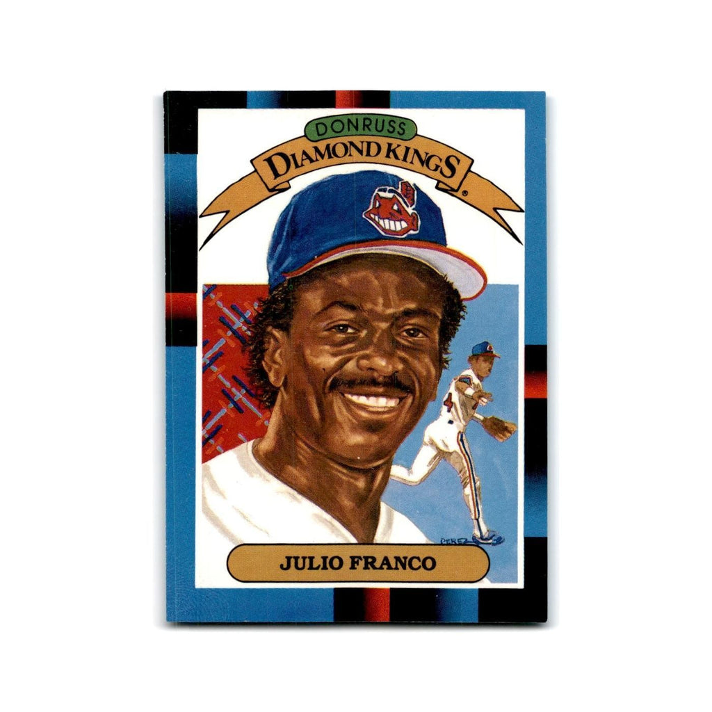 Julio Franco 1988 Leaf #10 Cleveland Indians Baseball Card NM