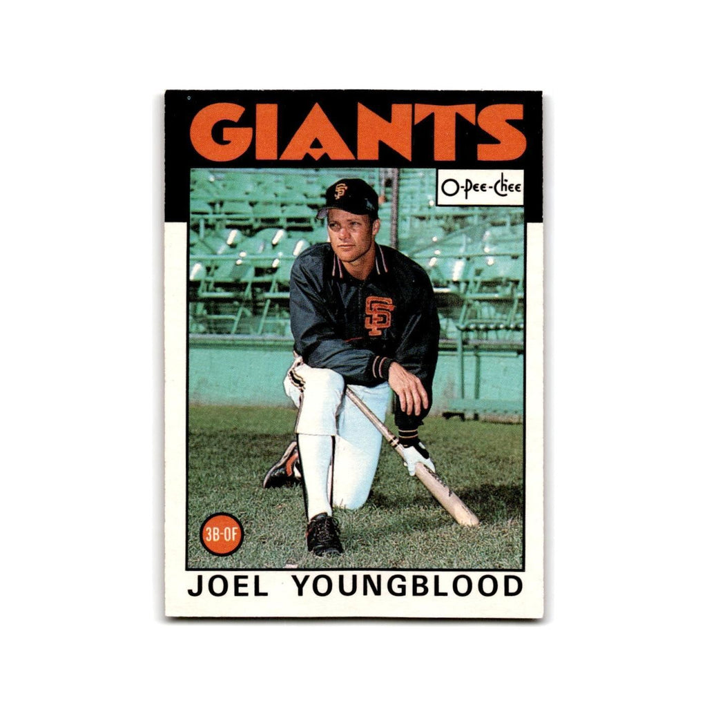 Joel Youngblood 1986 O-Pee-Chee #177 San Francisco Giants Baseball Card NM