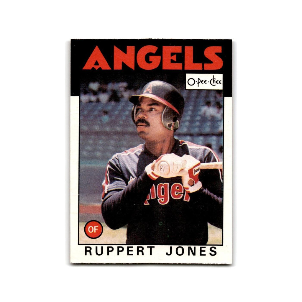 Ruppert Jones 1986 O-Pee-Chee #186 California Angels Baseball Card NM
