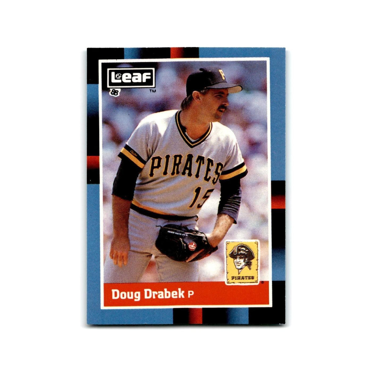 Doug Drabek 1988 Leaf #88 Pittsburgh Pirates Baseball Card NM