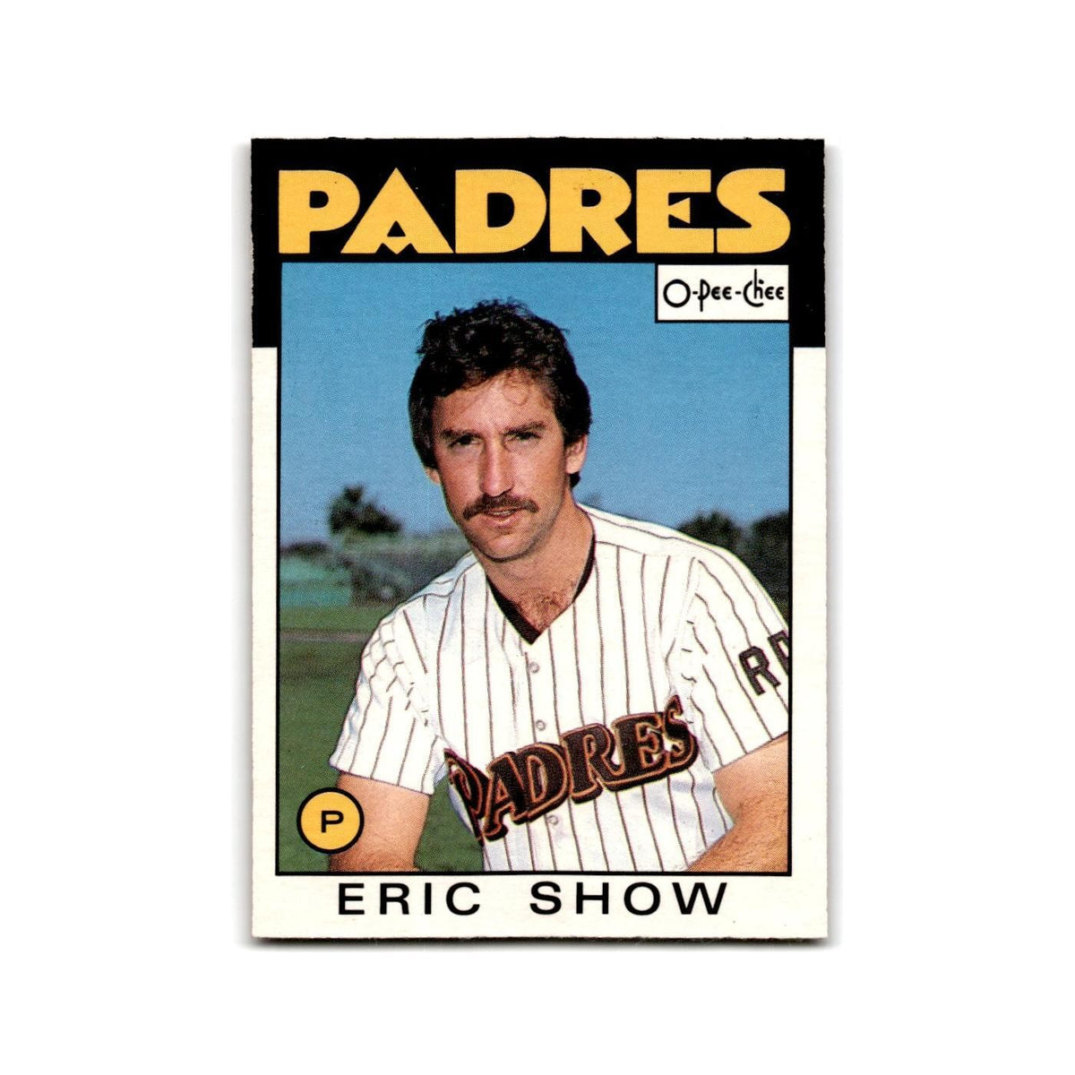 Eric Show 1986 O-Pee-Chee #209 San Diego Padres Baseball Card NM