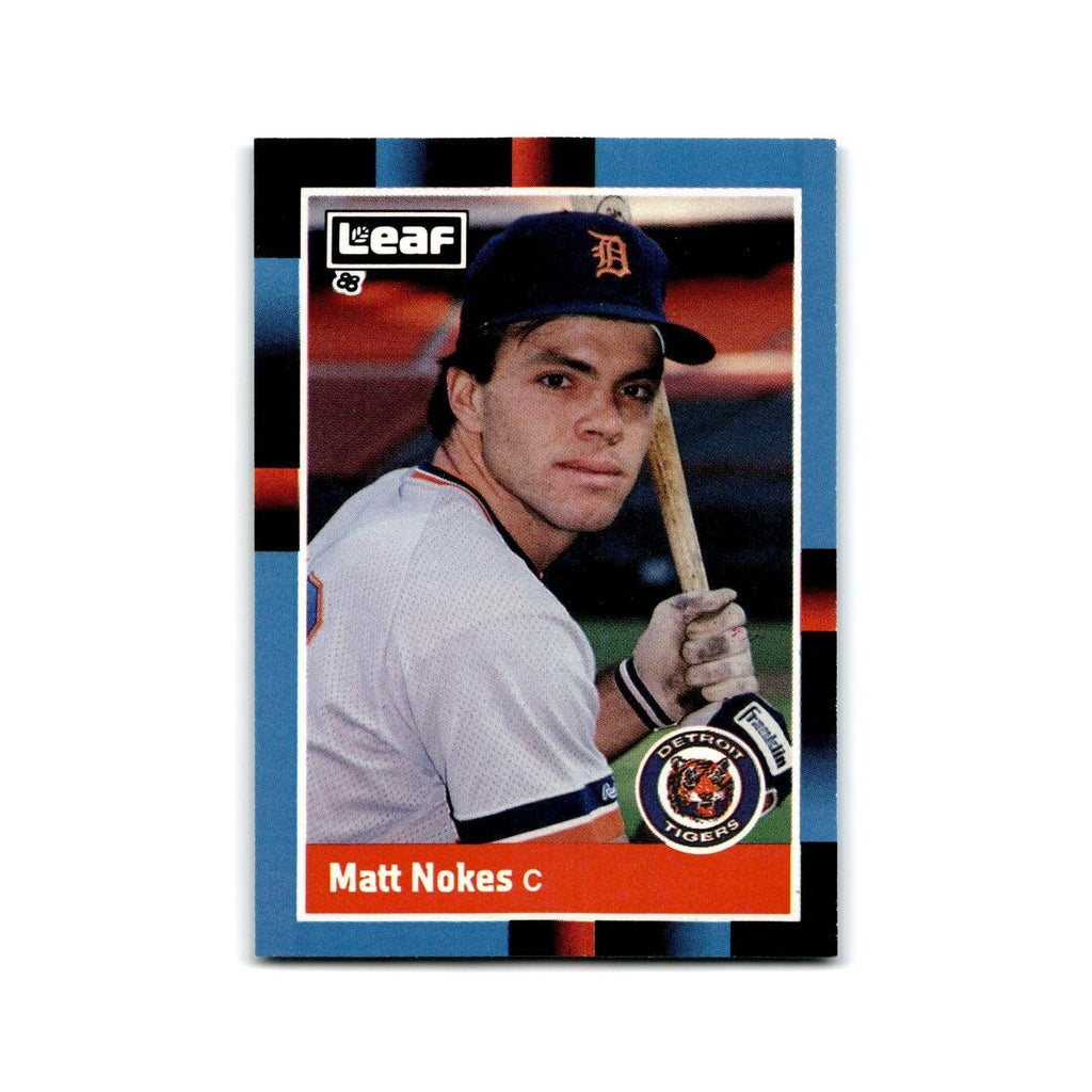 Matt Nokes 1988 Leaf #60 Detroit Tigers Baseball Card NM