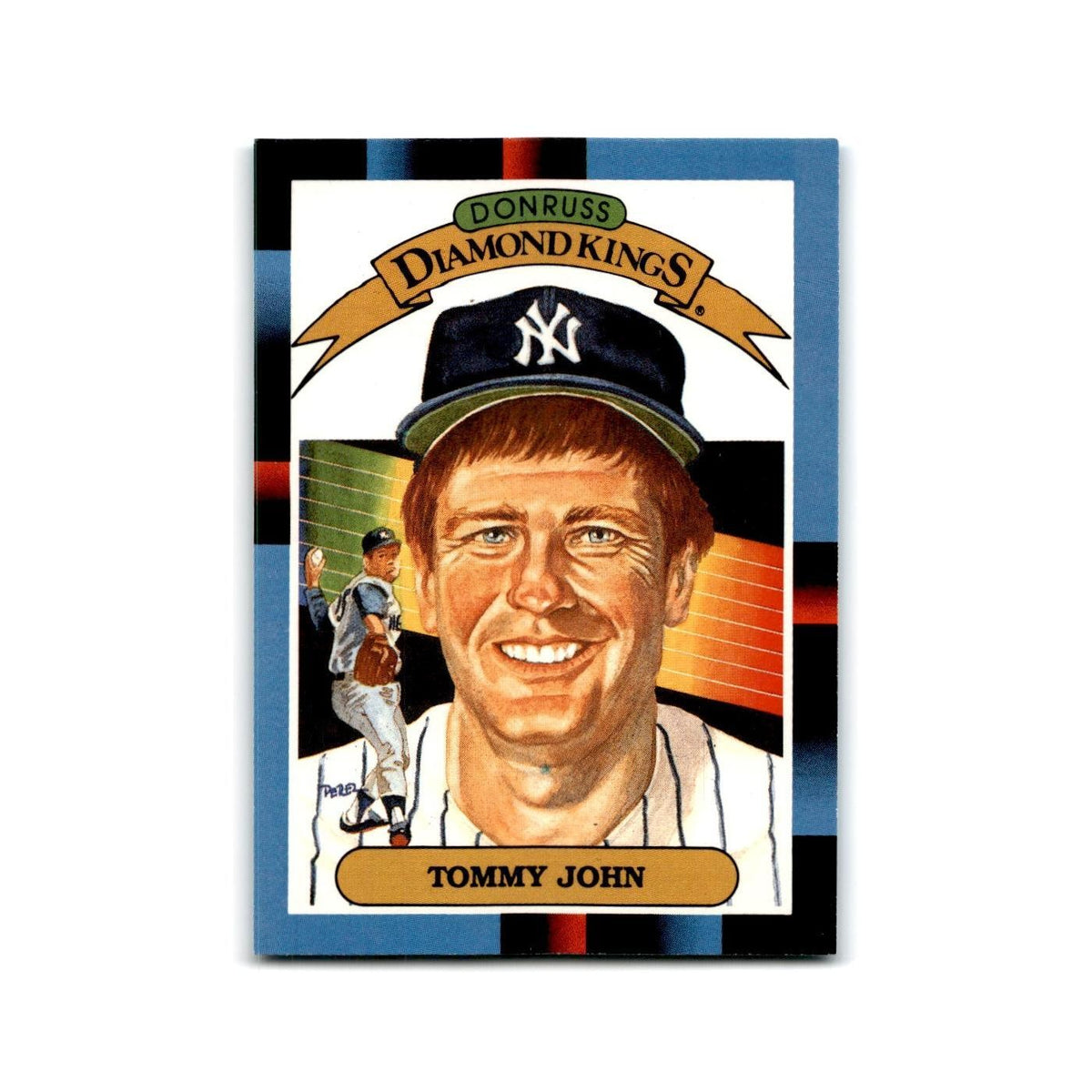 Tommy John 1988 Leaf #17 New York Yankees Baseball Card NM