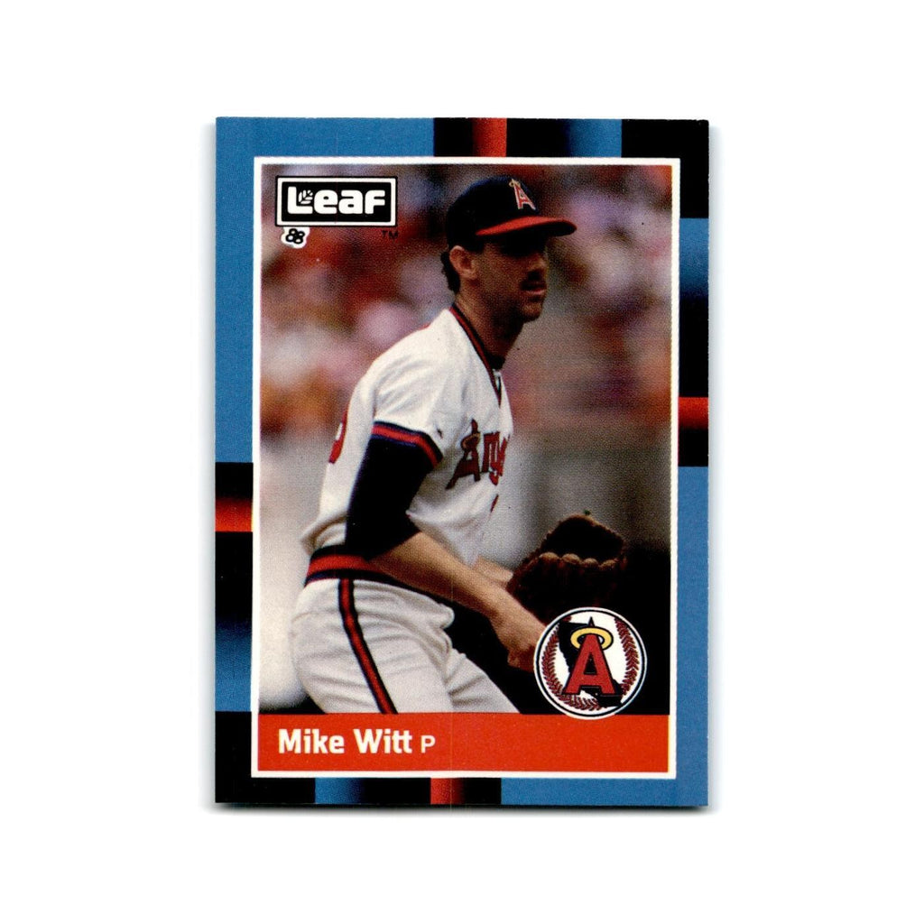 Mike Witt 1988 Leaf #49 California Angels Baseball Card NM