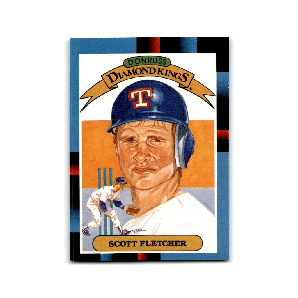 Scott Fletcher 1988 Leaf #11 Texas Rangers Baseball Card NM