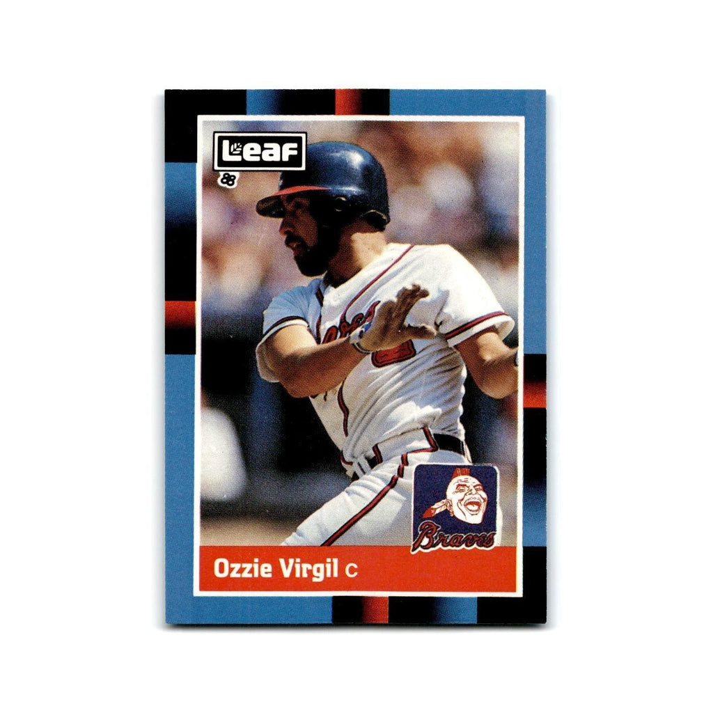 Ozzie Virgil 1988 Leaf #64 Atlanta Braves Baseball Card NM