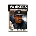 Don Baylor 1986 O-Pee-Chee #184 New York Yankees Baseball Card NM