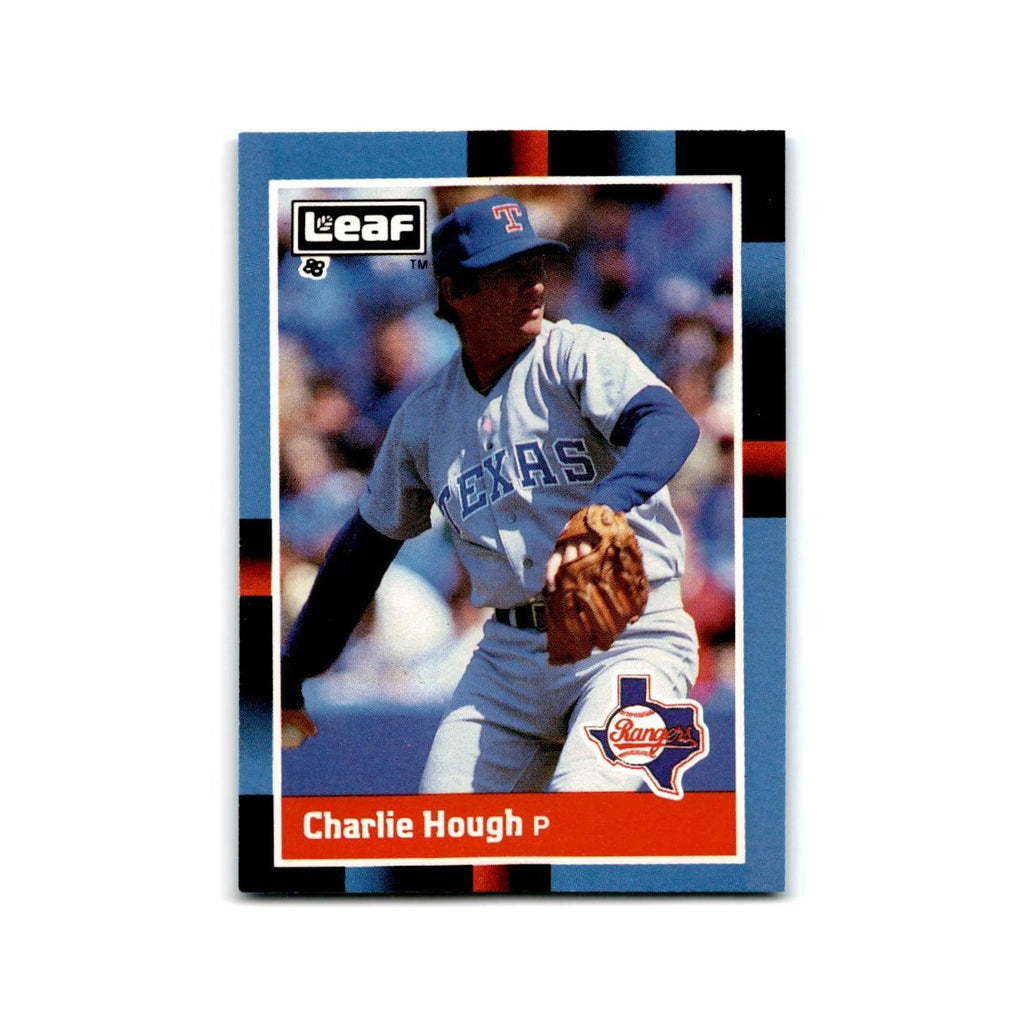 Charlie Hough 1988 Leaf #89 Texas Rangers Baseball Card NM