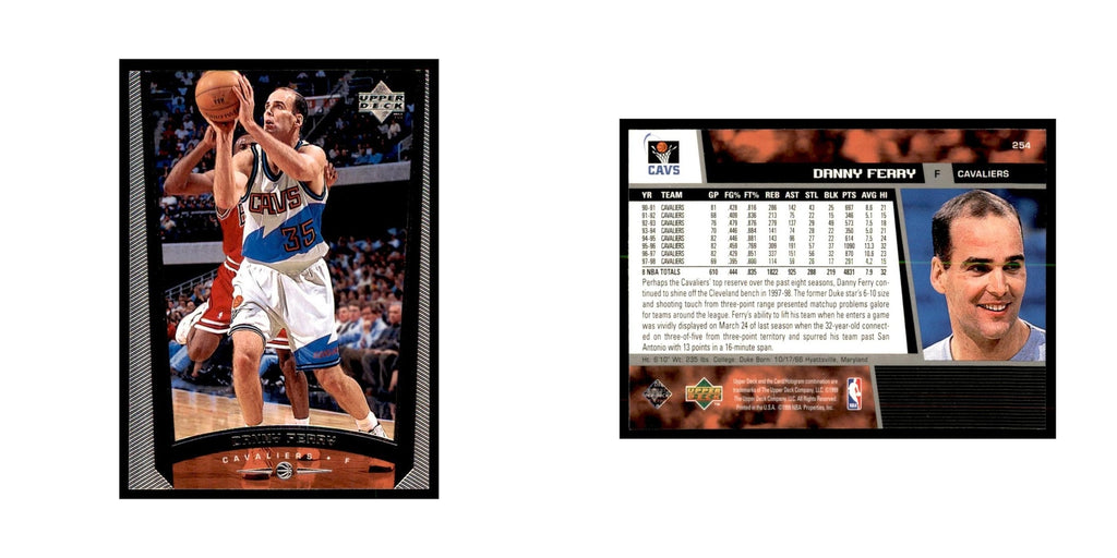 1998 Upper Deck Danny Ferry Basketball Cards #254