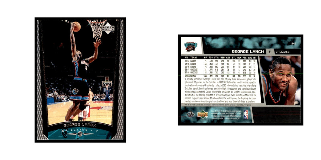 1998 Upper Deck George Lynch Basketball Cards #247