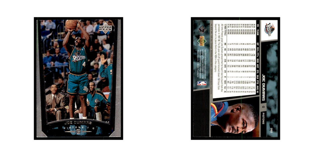 1998 Upper Deck Joe Dumars Basketball Cards #260