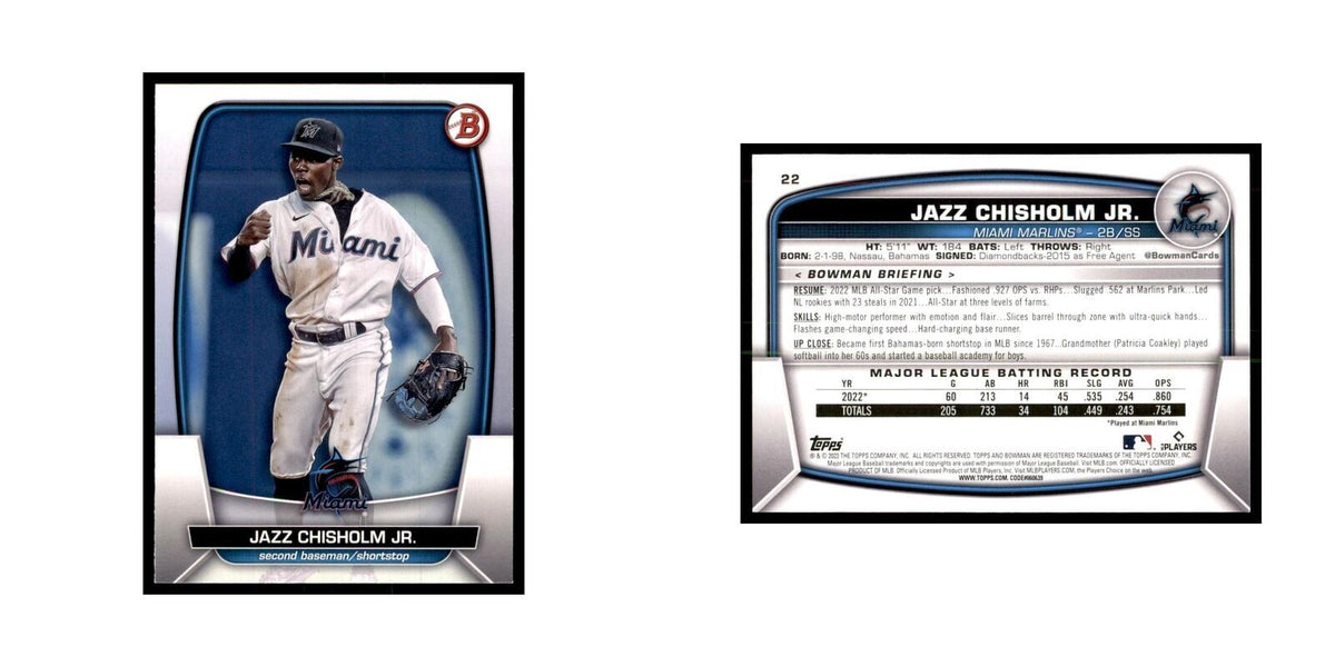 2023 Bowman Jazz Chisholm Jr. Baseball Cards #22