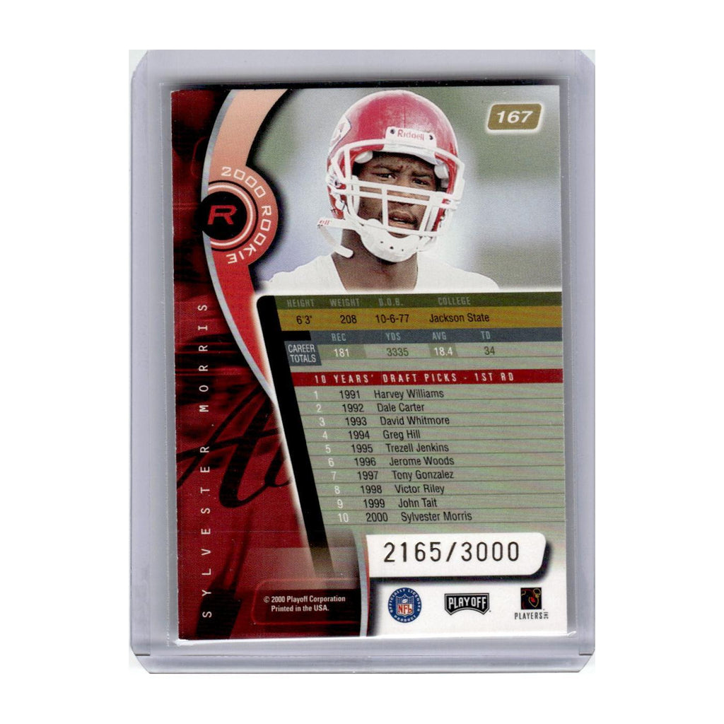 2000 Playoff Absolute Sylvester Morris /3000 Chiefs #167