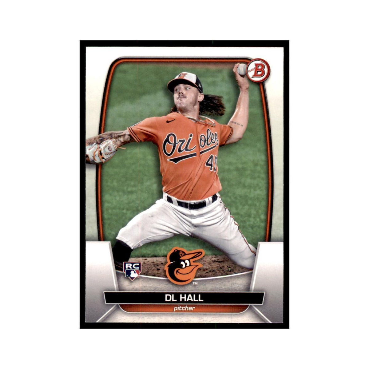 2023 Bowman DL Hall RC Baseball Cards #9