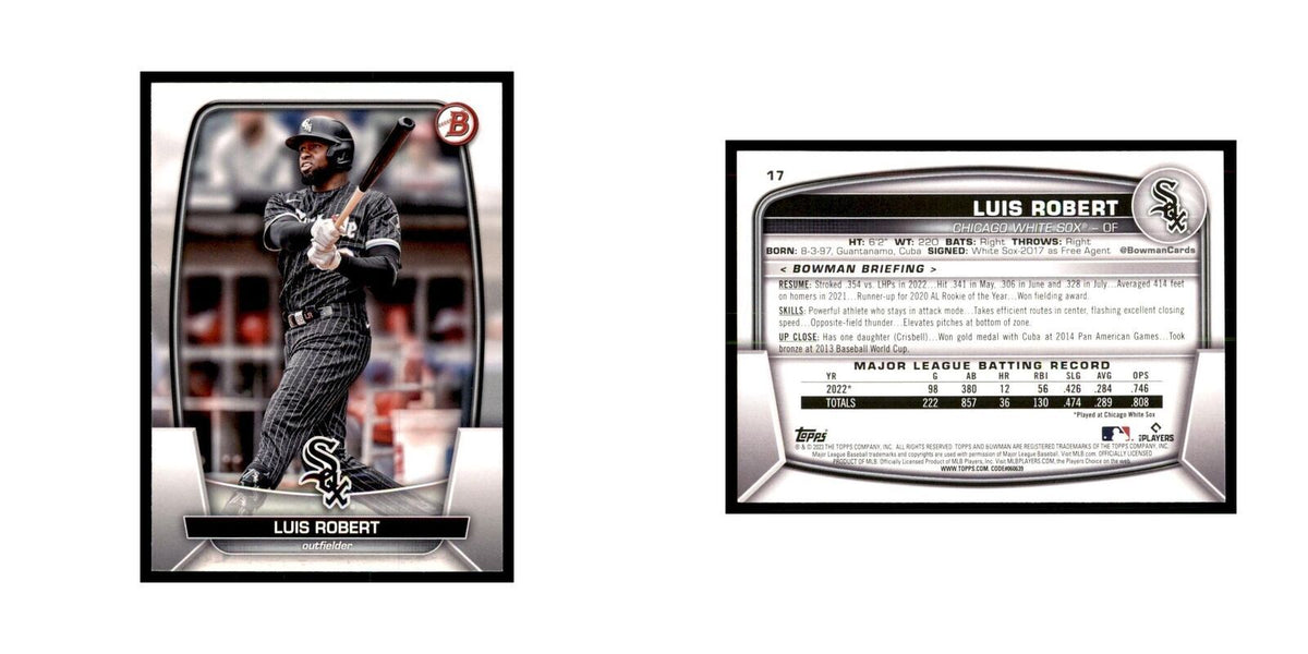 2023 Bowman Luis Robert Baseball Cards #17